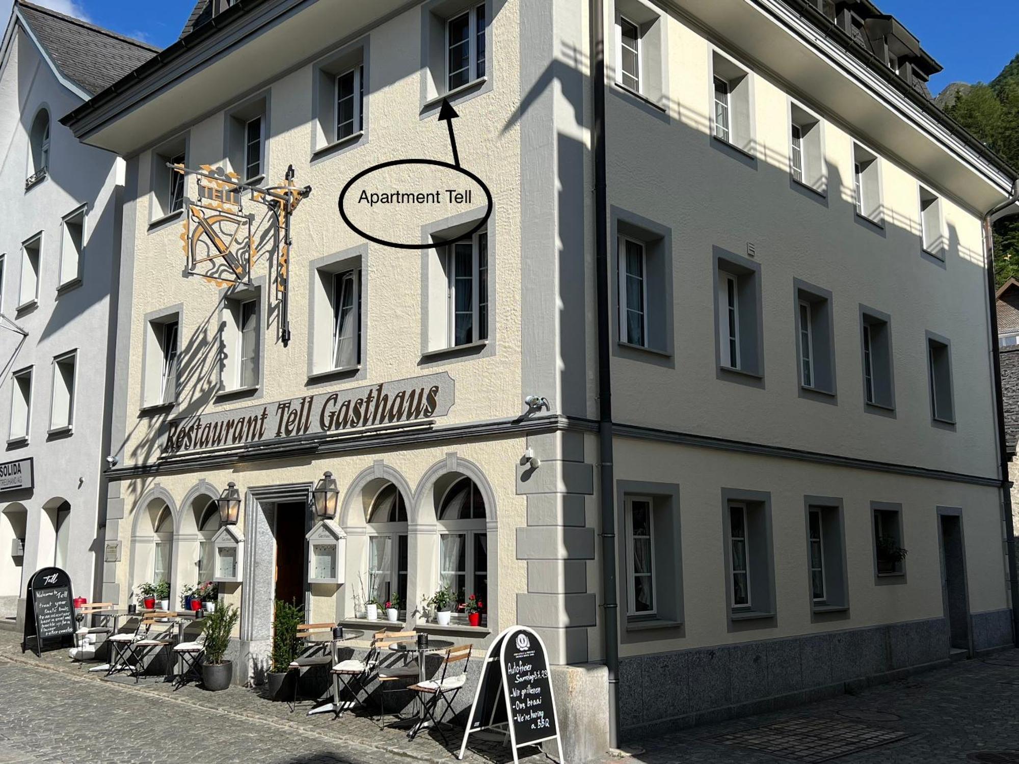 אנדרמט Gasthaus Tell מראה חיצוני תמונה